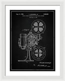 Vintage Movie Projector Patent, 1936 - Framed Print from Wallasso - The Wall Art Superstore