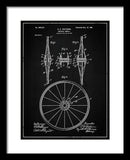 Vintage Vehicle Wheel Patent, 1901 - Framed Print from Wallasso - The Wall Art Superstore