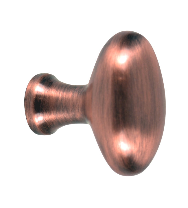 Arts and Crafts and Craftsman Style Hardware - Egg Cabinet Knob (Antique Copper)