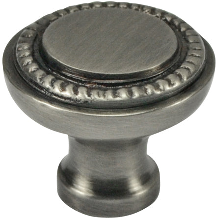 Duncan Phyfe Furniture Hardware - Antique Nickel Cabinet Knob