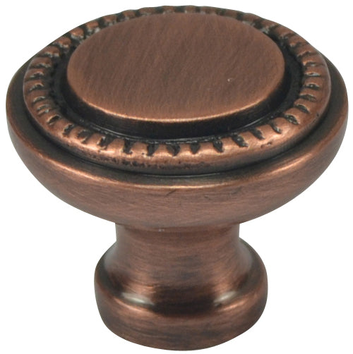 Duncan Phyfe Furniture Hardware - Antique Copper Cabinet Knob