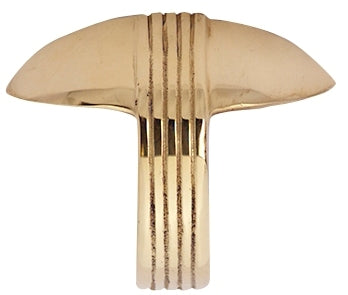 Art Deco Furniture Hardware - Polished Brass Pull
