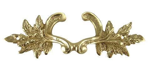 Rococo Furniture Hardware In Polished Brass
