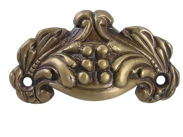 Antique Brass Victorian Cup Pull