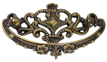 Victorian Brass Pull (Antique Brass)