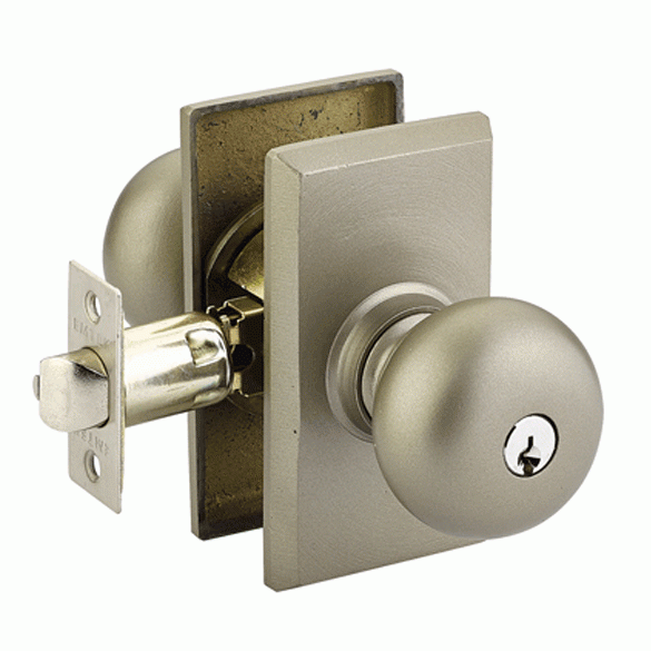 Solid Brass Winchester Key In Door Knob with #3 Rosette
