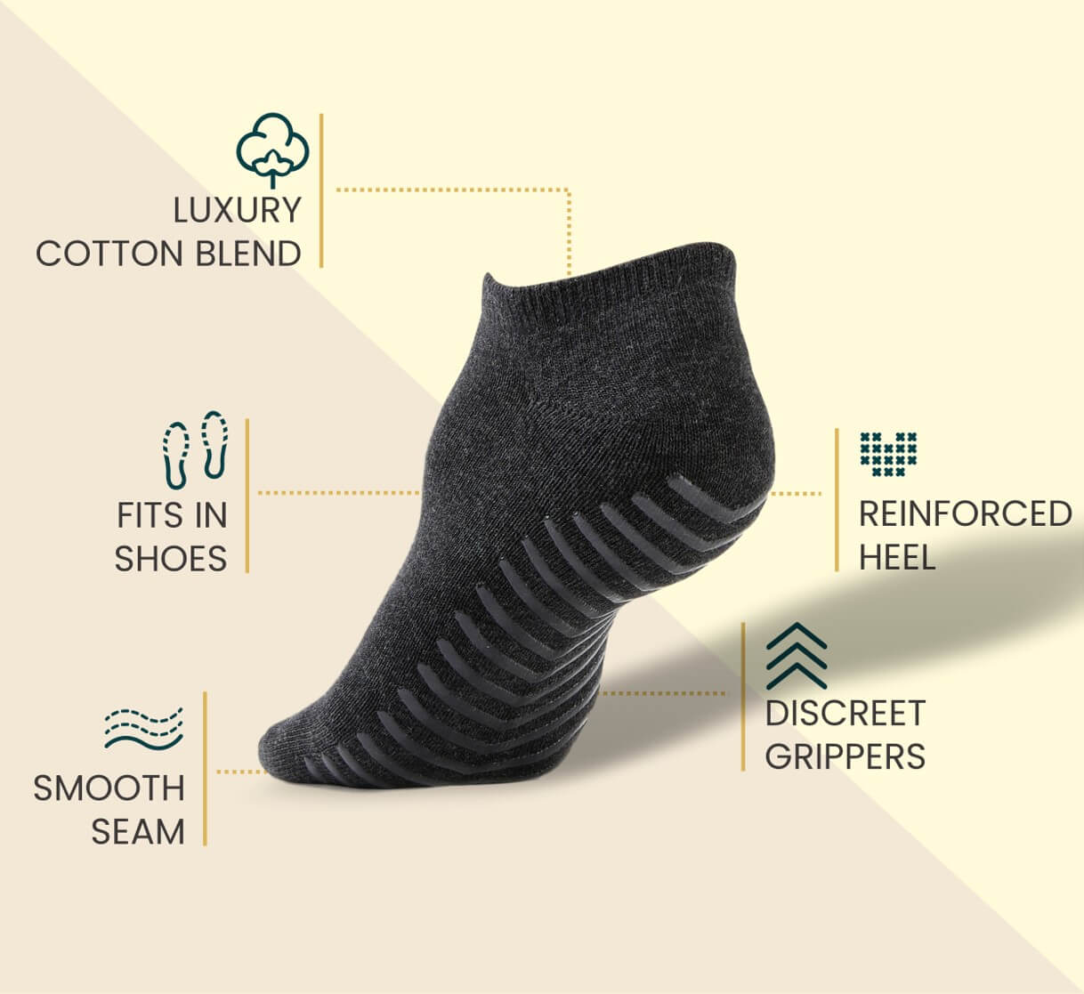 indoor socks with grip