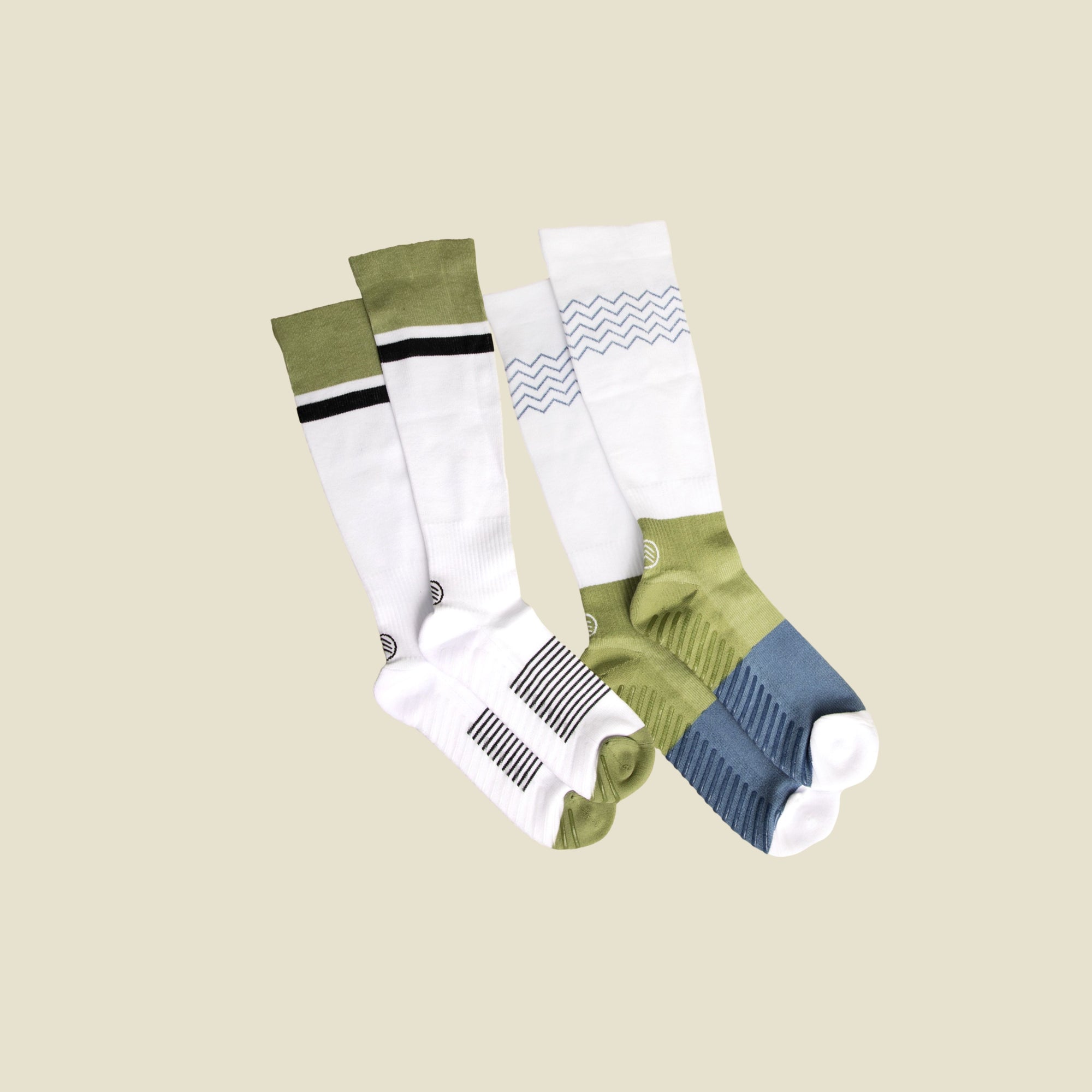 Purple Grip Socks for Toddlers & Kids - 4 pairs - Gripjoy Socks