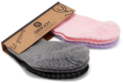 Gripjoy Original Crew Grip Socks - Non Slip Socks for Women