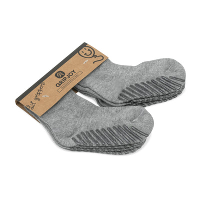 Women's Black/Grey Diabetic Socks with Grippers x3 Pairs