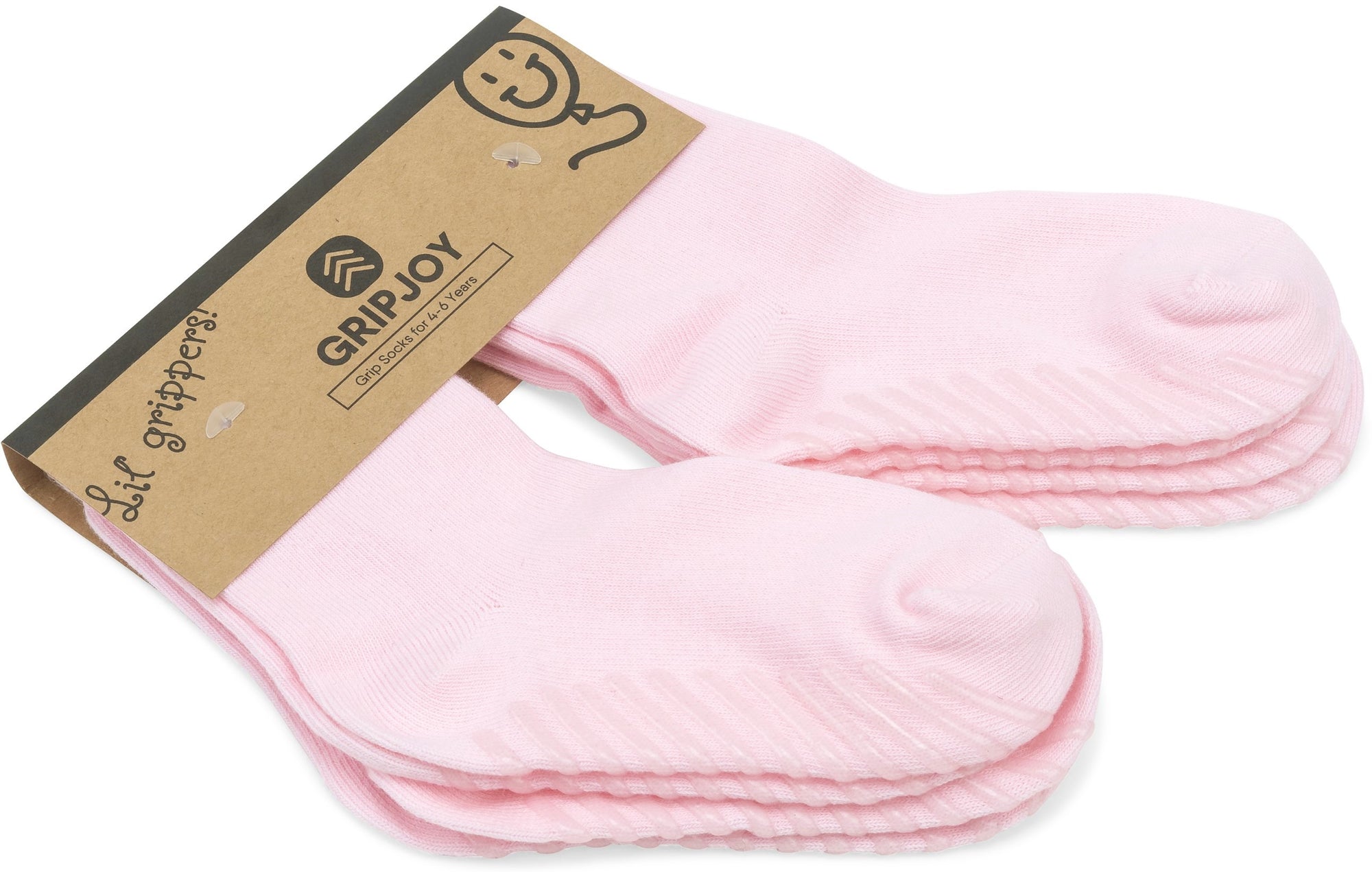 6 Pairs kids yoga socks Barre Socks Anti- Skid Kids Socks Kids