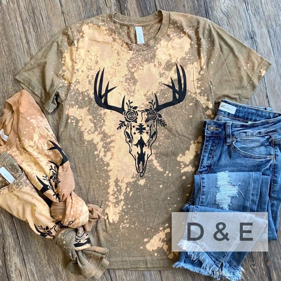 deer skull t shirt