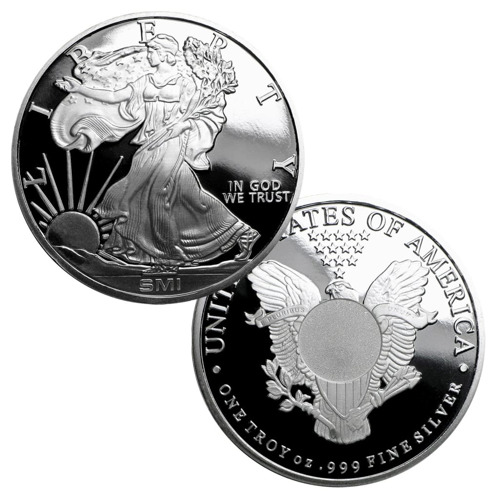 1 Ounce (1 oz) Sunshine Minting .999 Silver Walking Liberty Design