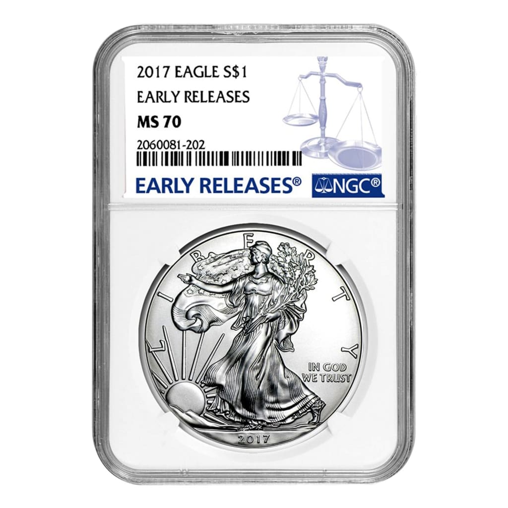 2017 $1 American Silver Eagle MS70 NGC - Early Releases | Great