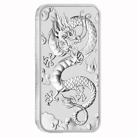 2019 1 oz .9999 Silver $1 Australian Dragon Bar Brilliant Uncirculated –  Great American Coin Company®