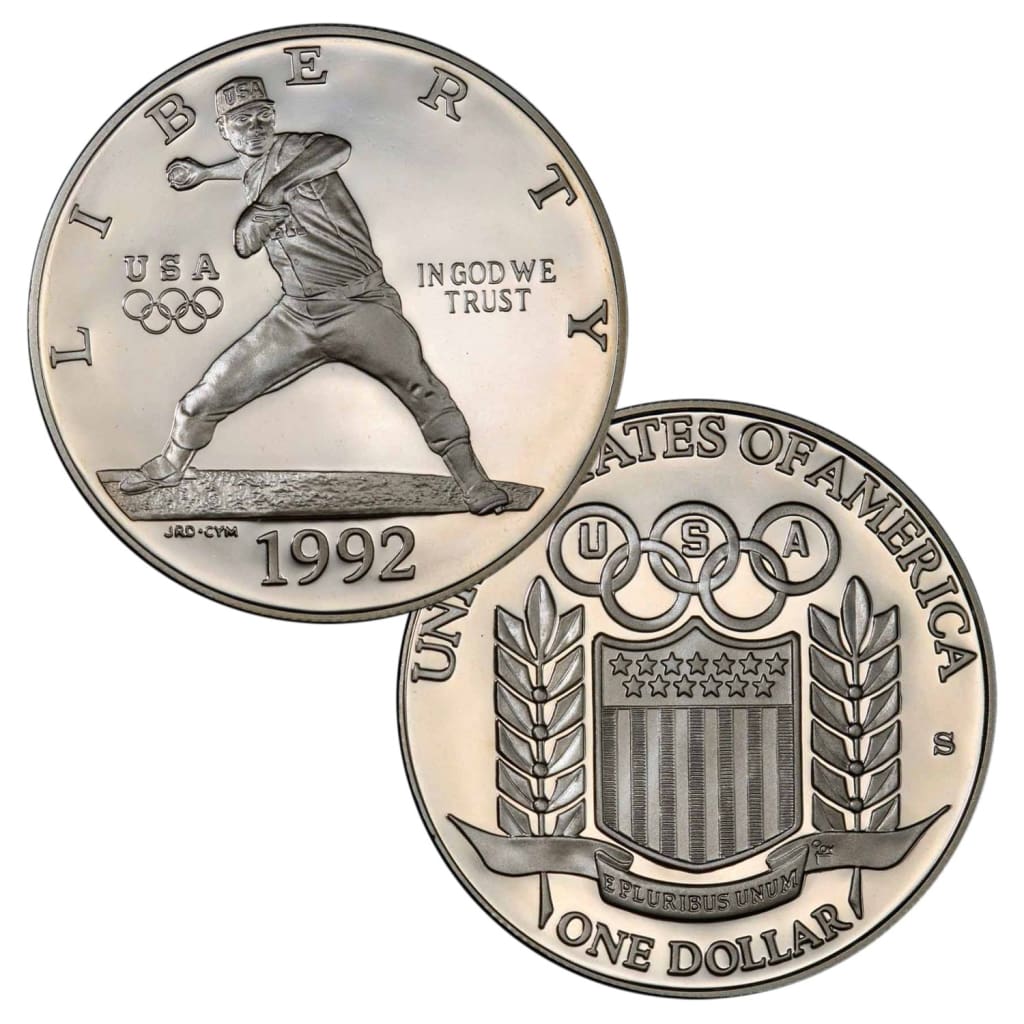 1992-S Olympic Gymnast 1/2 Dollar Clad Commem Proof (Cap Only