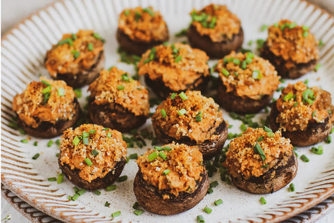 "CRAB" & CHIPOTLE CHEESE STUFFED MUSHROOMS