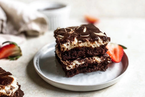 GOAT CHEESE BROWNIES