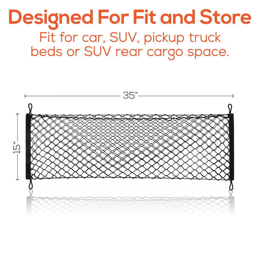 lebogner 3' x 4' Cargo Net for Pickup Truck Bed, Heavy Duty Latex