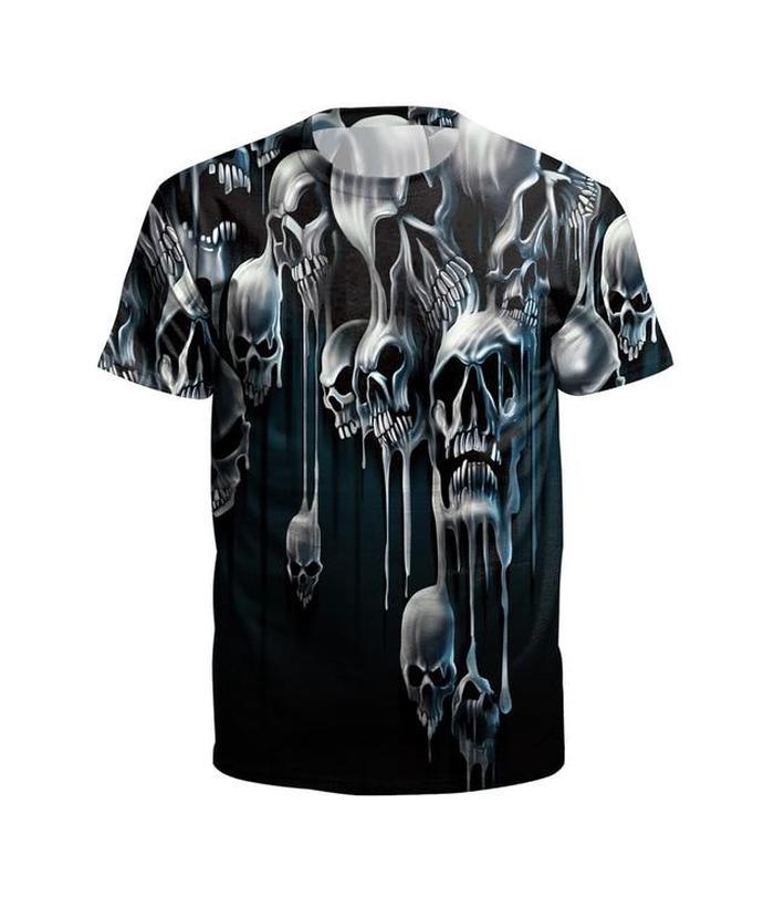 T-Shirt Tête de Mort Crâne des Eenfers