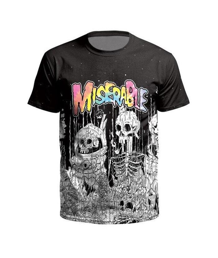 T-Shirt Tête de Mort Miserable