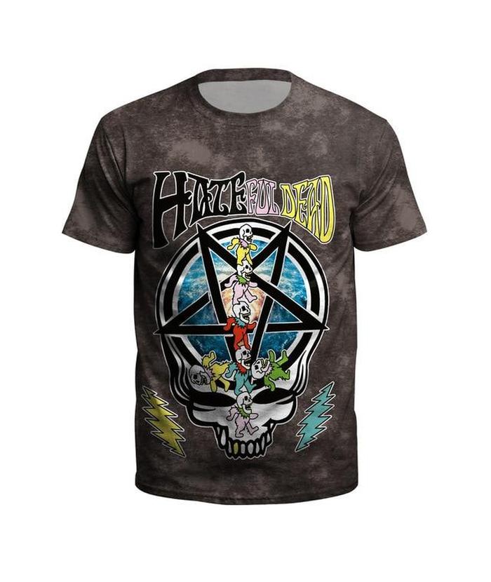 T-Shirt Tête de Mort PENTAGRAMME