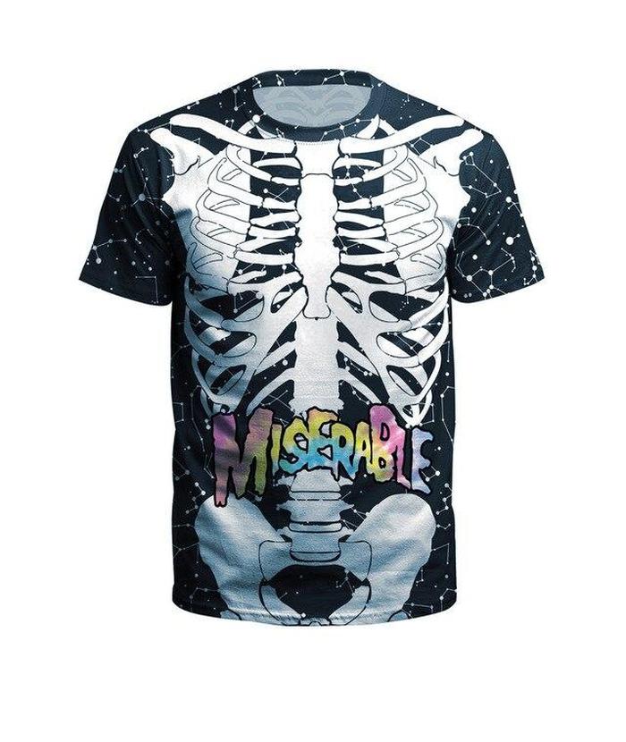 T-Shirt Tête de Mort Squelette