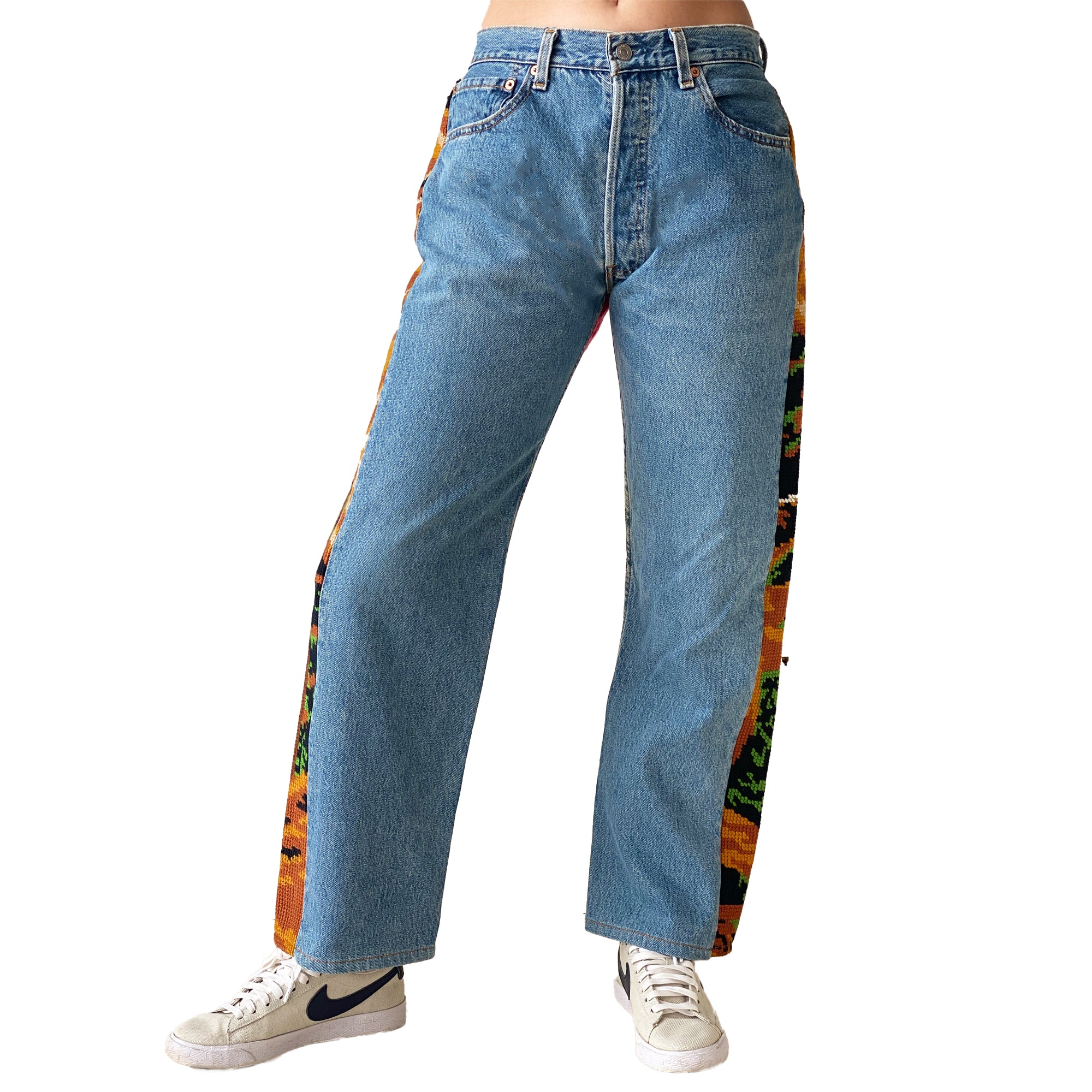 Horse Embroidery Jeans – Siam Circle