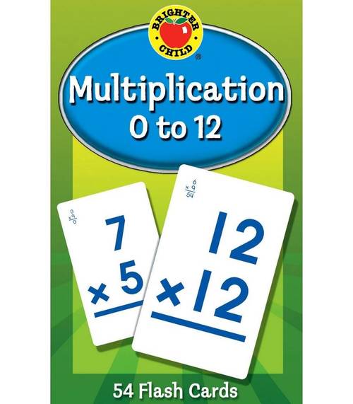 Brighter Child - Multiplication 0 to 12 Flash Cards (Brighter Child ...