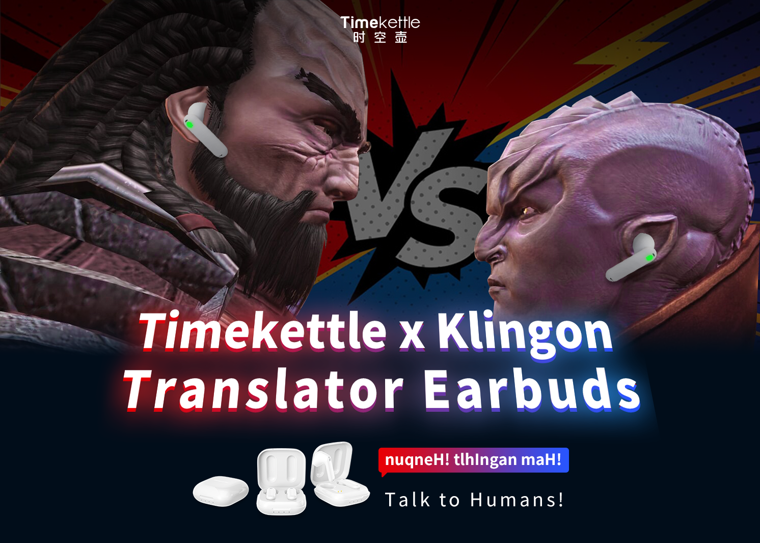 Timekettle x Klingon Translator Earbuds