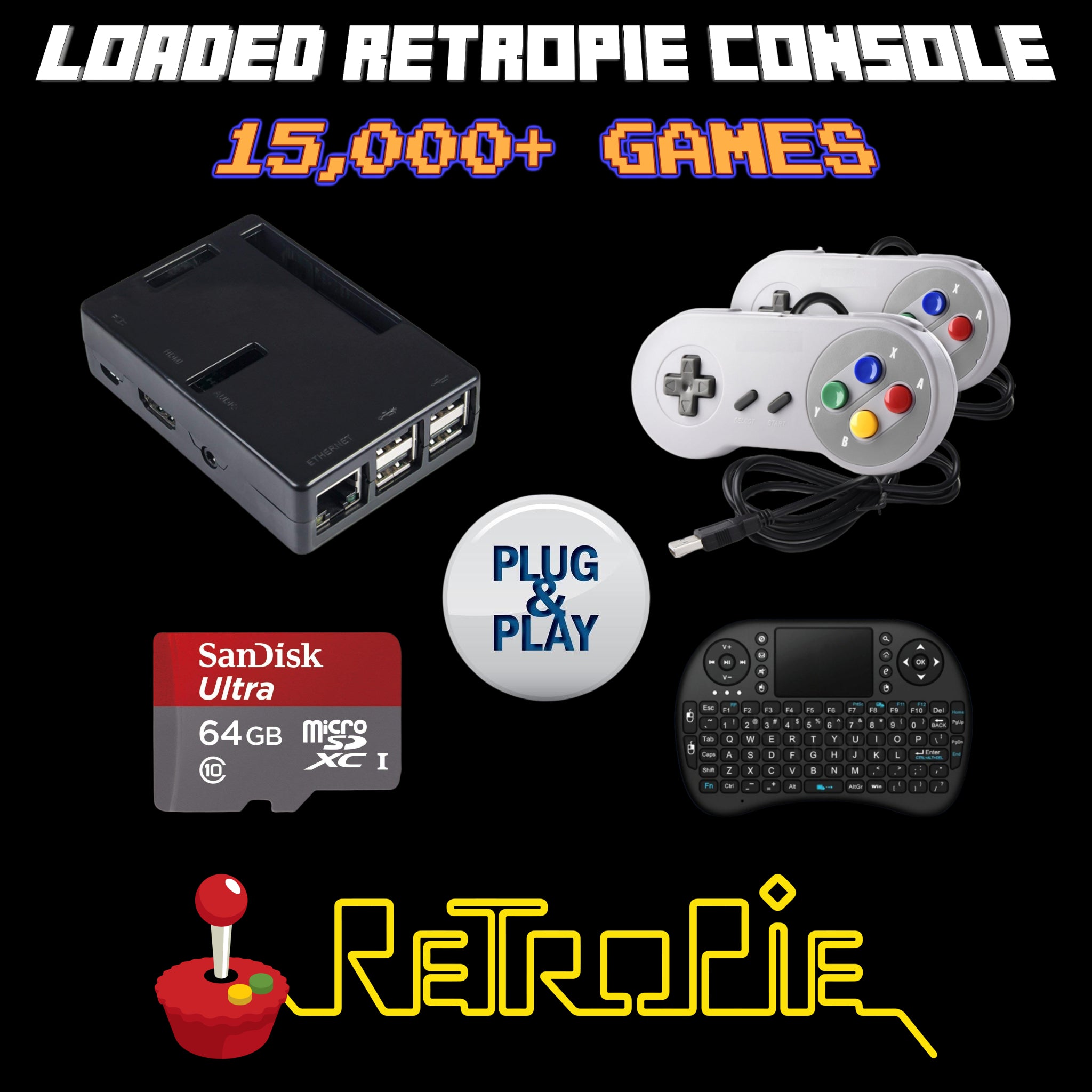 plug in retro games console