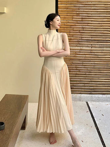 Korean long dress style