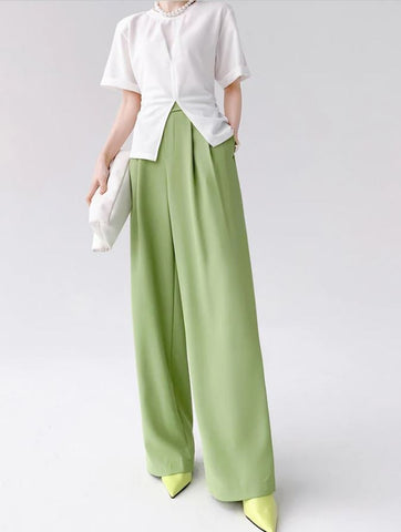 Green women pant