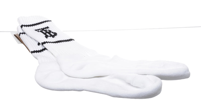 Burberry Black & White Monogram Knitwear Socks New – On Que Style