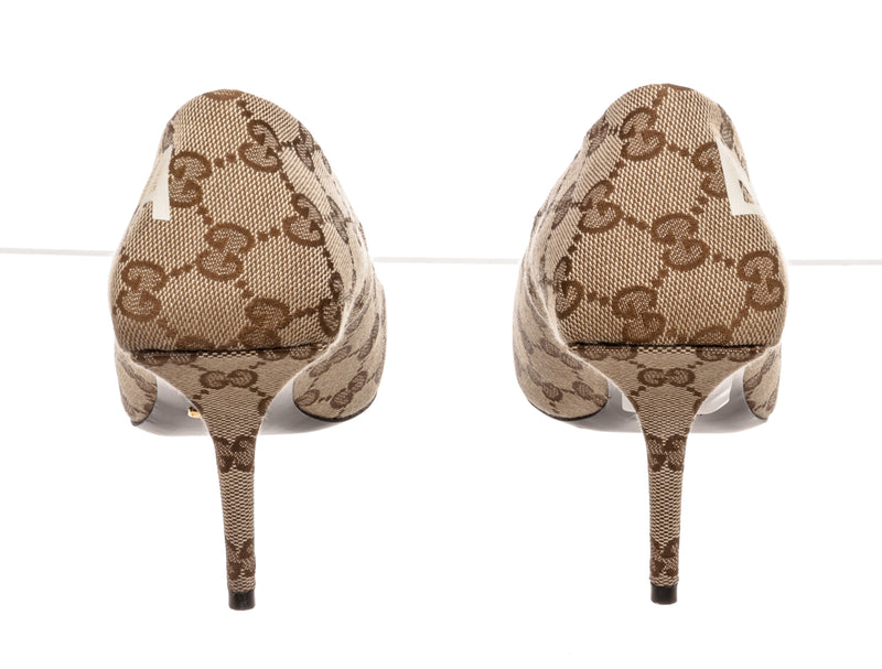Cloth heels Gucci X Balenciaga Beige size 365 EU in Cloth  28187022
