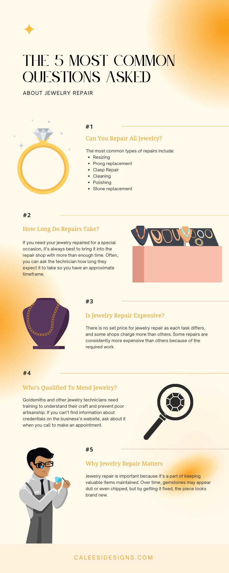 The 5 Most Common Questions Asked About Jewelry Repair