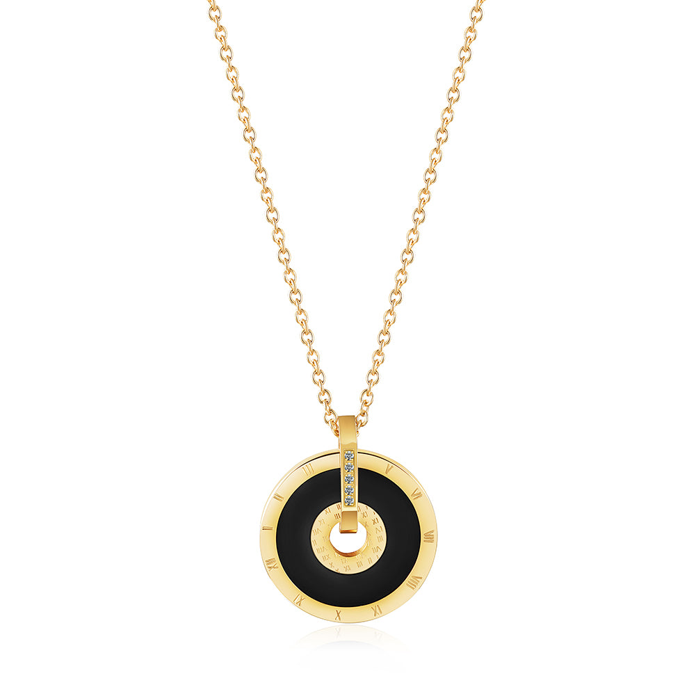 Happiness Dainty Ball Pendant Necklace – Ciunofor