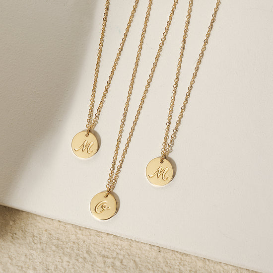 Gold Initial Charmy Necklace – Ciunofor