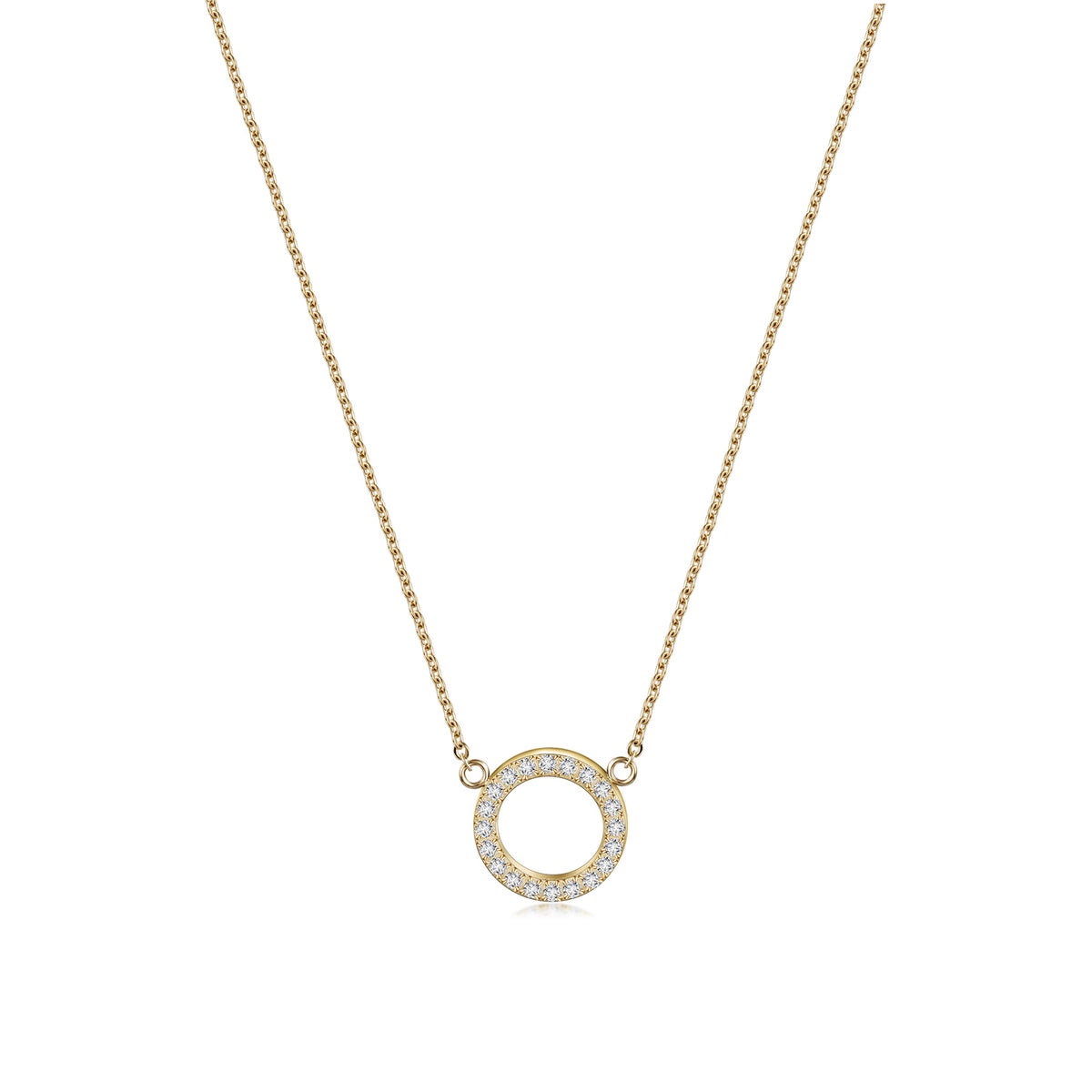 Open Circle Pendant Necklace – Ciunofor