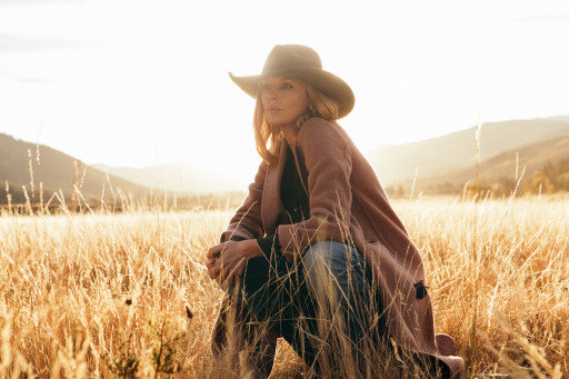 Beth Dutton in a Field