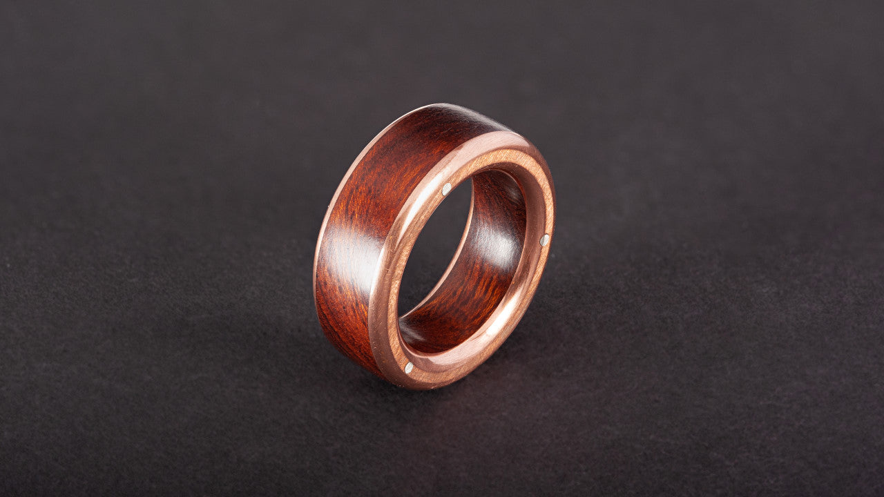 Sticks & Stones Ironwood and Copper Ring