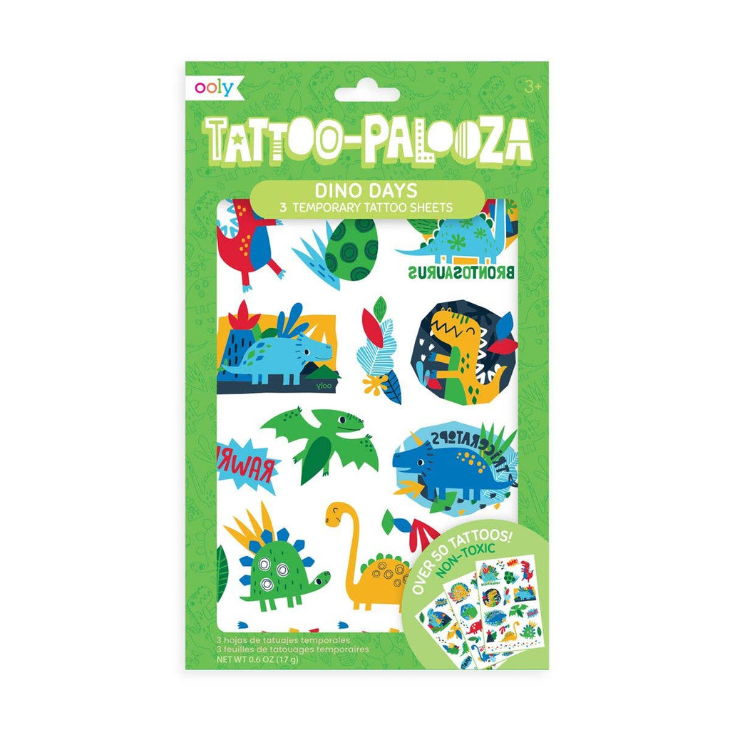 72 - Temporary Dinosaur Tattoos - Birthday Party Carnival Games