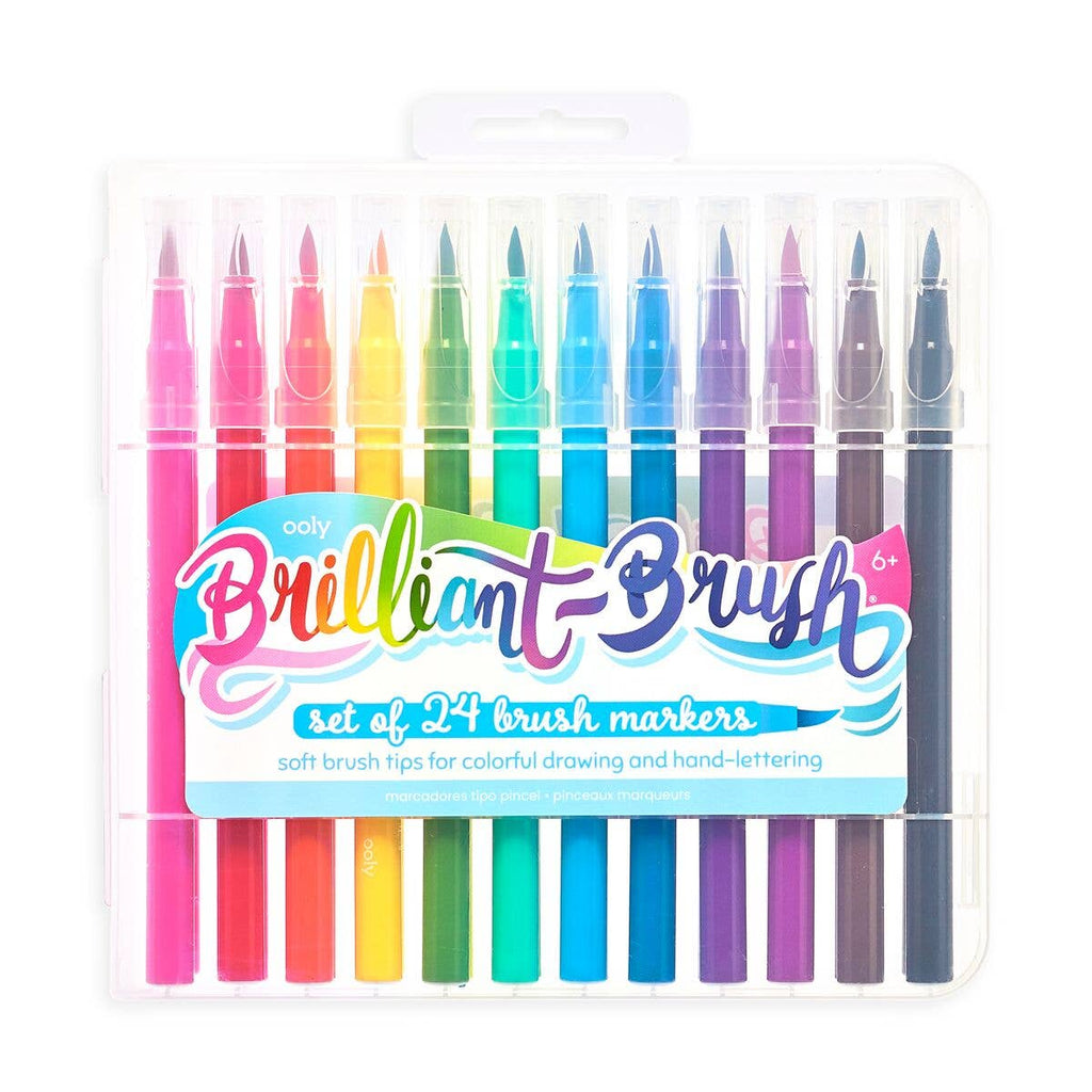 iHeartArt 12 Brush Tip + Fine Tip Markers – brightstripes