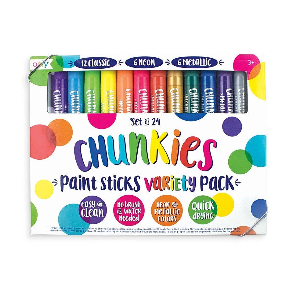 Ooly - Chunkies Paint Sticks Neon - Set of 6