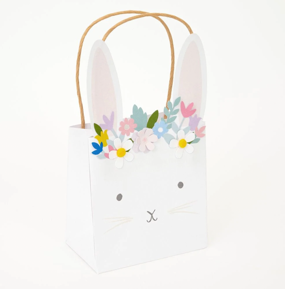 Meri Meri - Woven Straw Bunny Bag