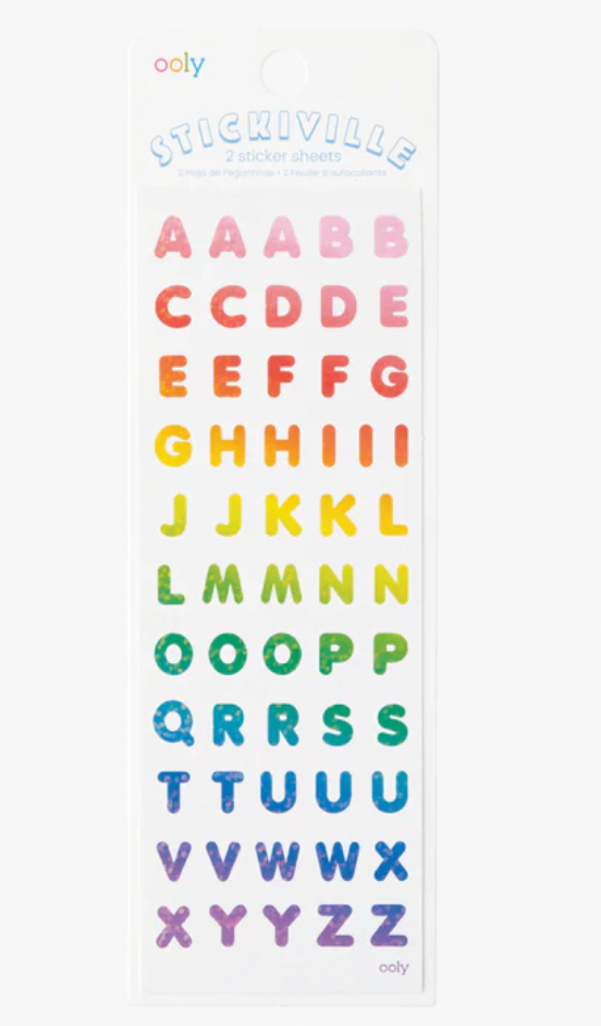 Itsy Bitsy Stickers - Pattern Alphabet – the blue béret