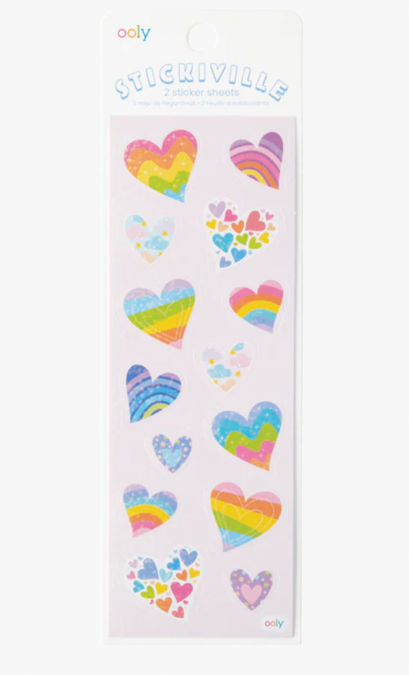 Stickiville Mini Hearts Stickers - OOLY