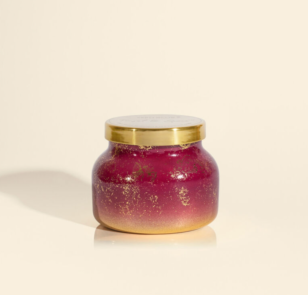 Frosted Fireside Glam Signature Jar Candle 19 oz