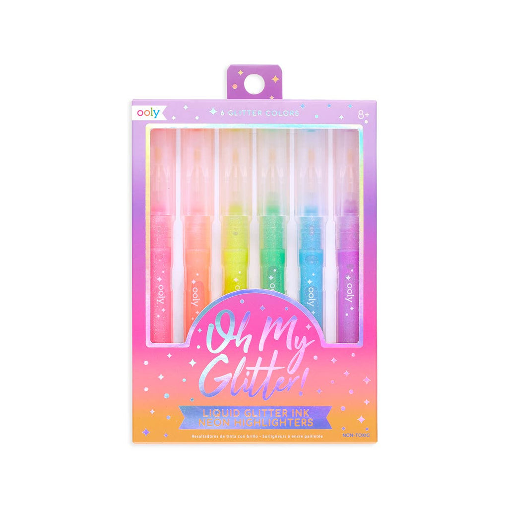 Ooly Oh My Glitter! Retractable Glitter Gel Pens (Set of 12)