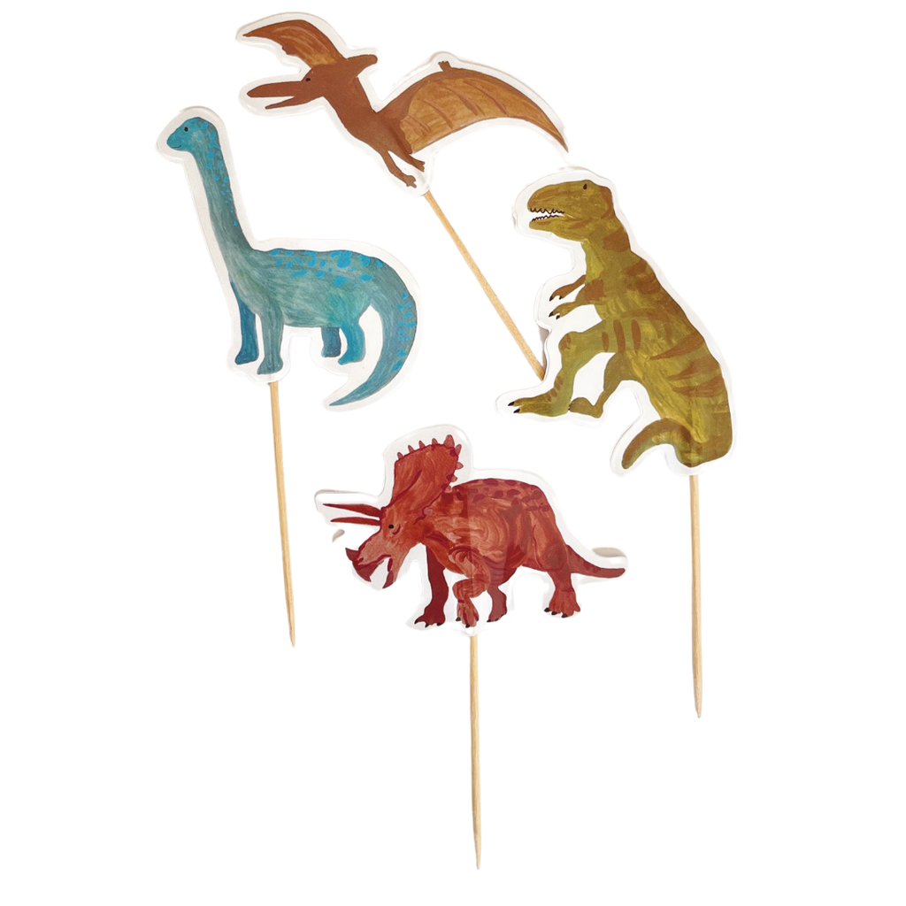 Dinosaur Kingdom Cake Toppers by Meri Meri – the blue béret